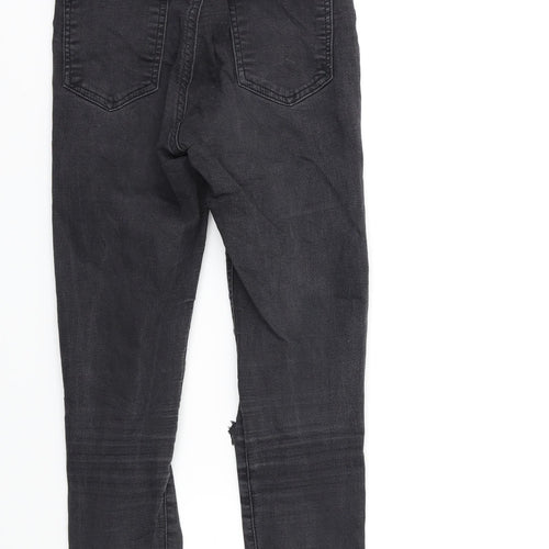 Never Denim Womens Black  Denim Skinny Jeans Size XS L27 in