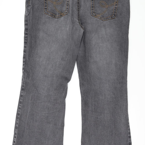 Dorothy Perkins  Womens Grey   Straight Jeans Size 18 L28 in