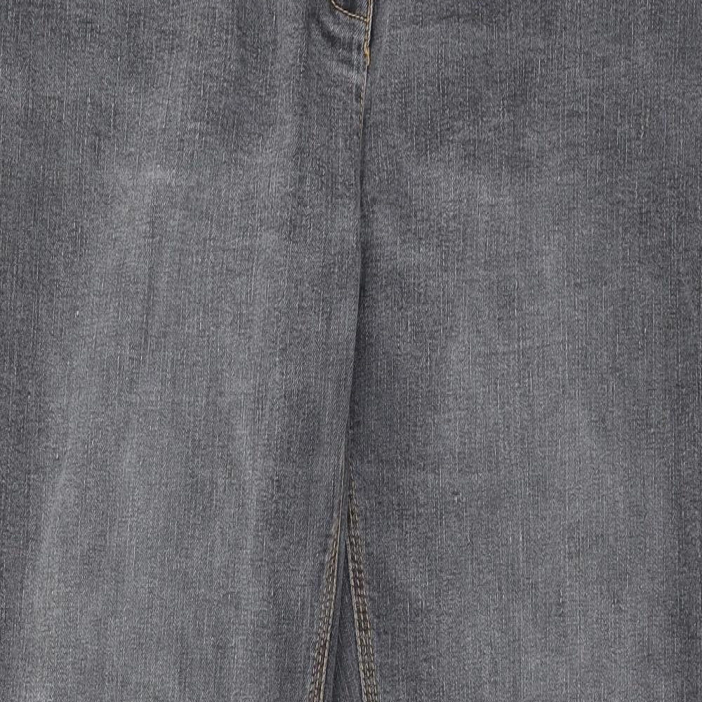 Dorothy Perkins  Womens Grey   Straight Jeans Size 18 L28 in