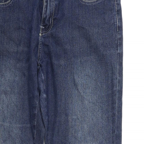 Preworn Womens Blue  Denim Skinny Jeans Size 34 in L28 in