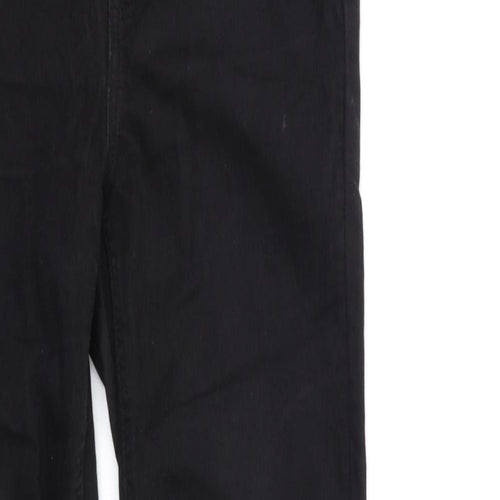 H&M Womens Black  Denim Skinny Jeans Size 12 L28 in