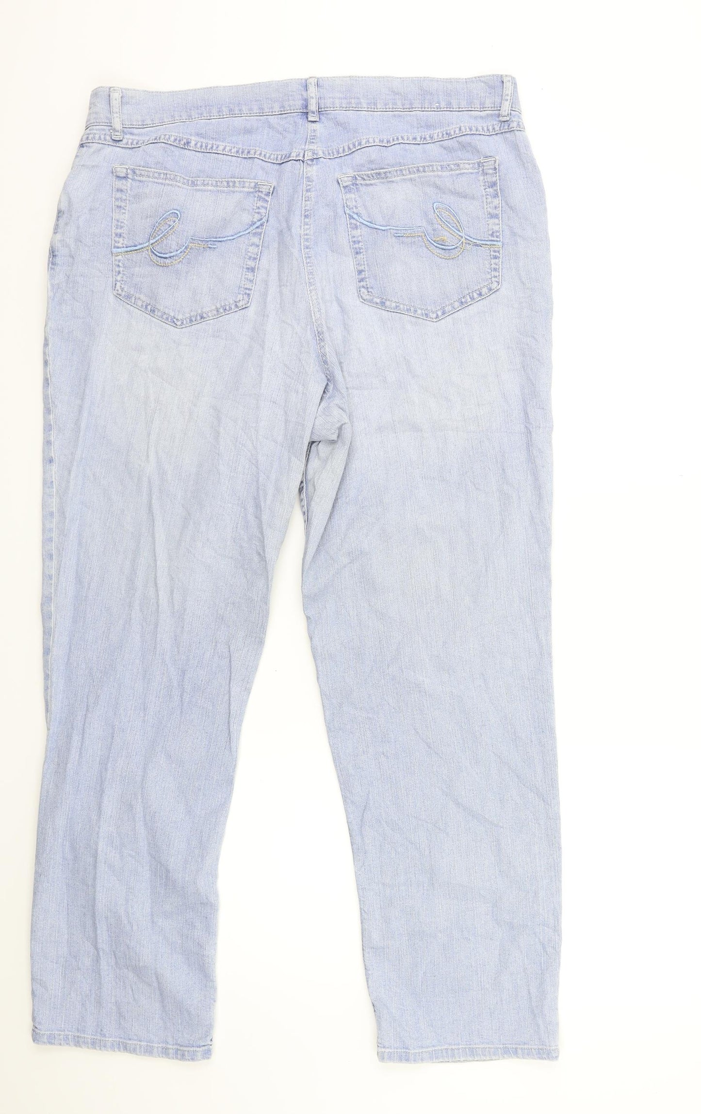 Bianca Womens Blue  Denim Skinny Jeans Size 20 L28 in