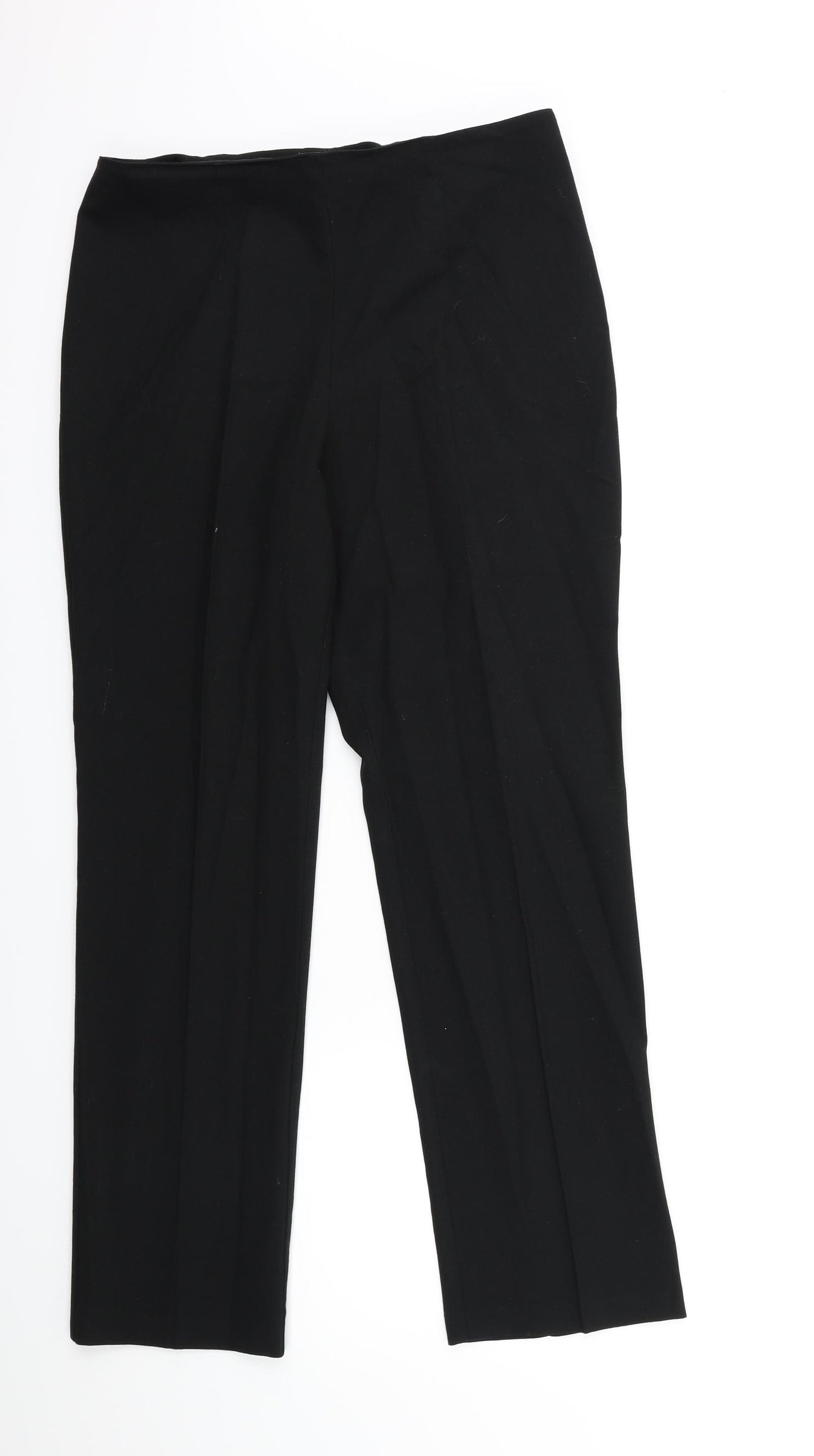 BHS Womens Black   Trousers  Size 12 L28 in