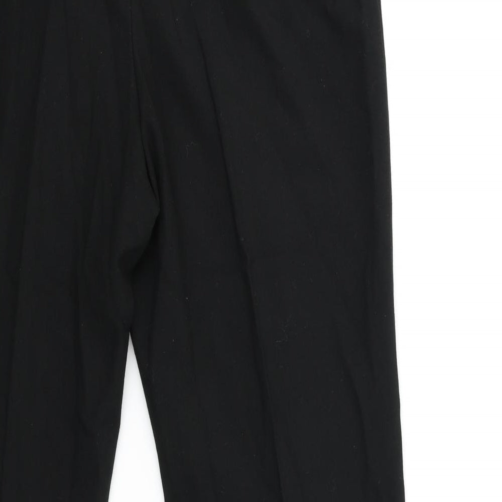 BHS Womens Black   Trousers  Size 12 L28 in