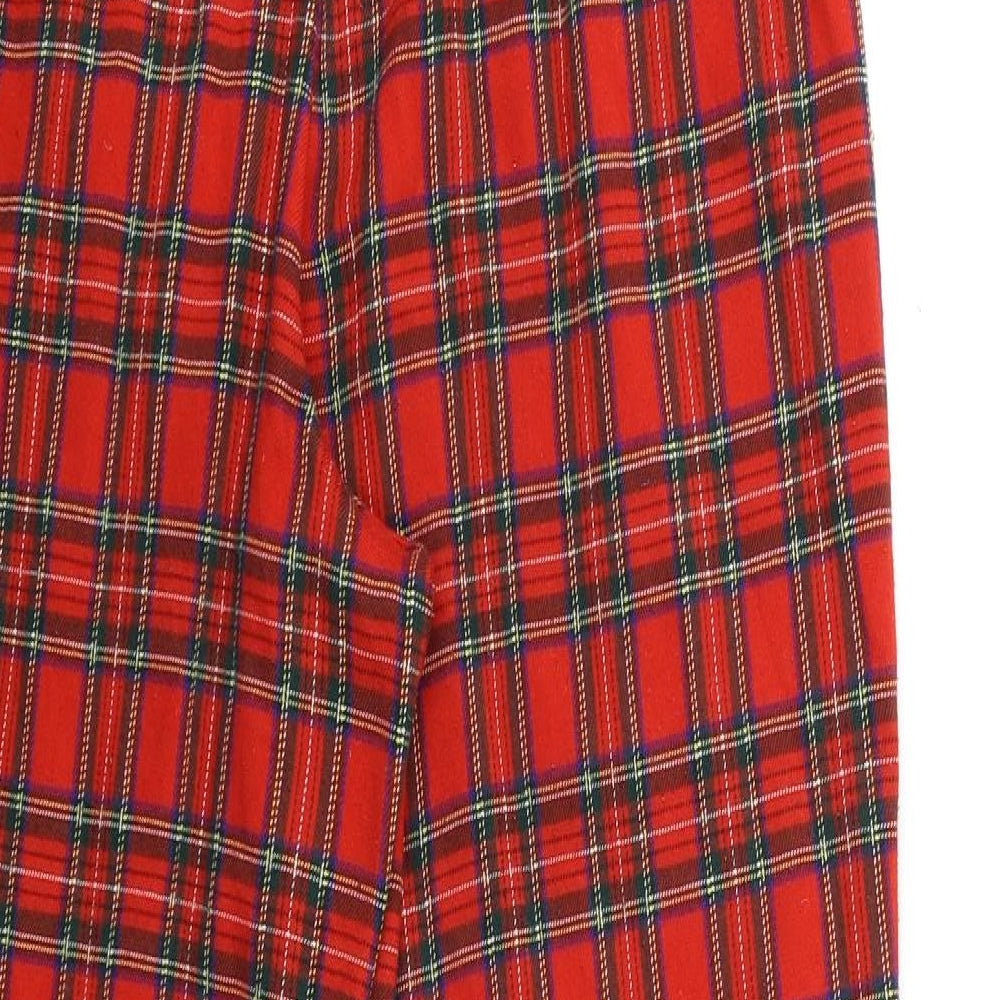 key wear Womens Red Check  Trousers  Size 23 in L26 in