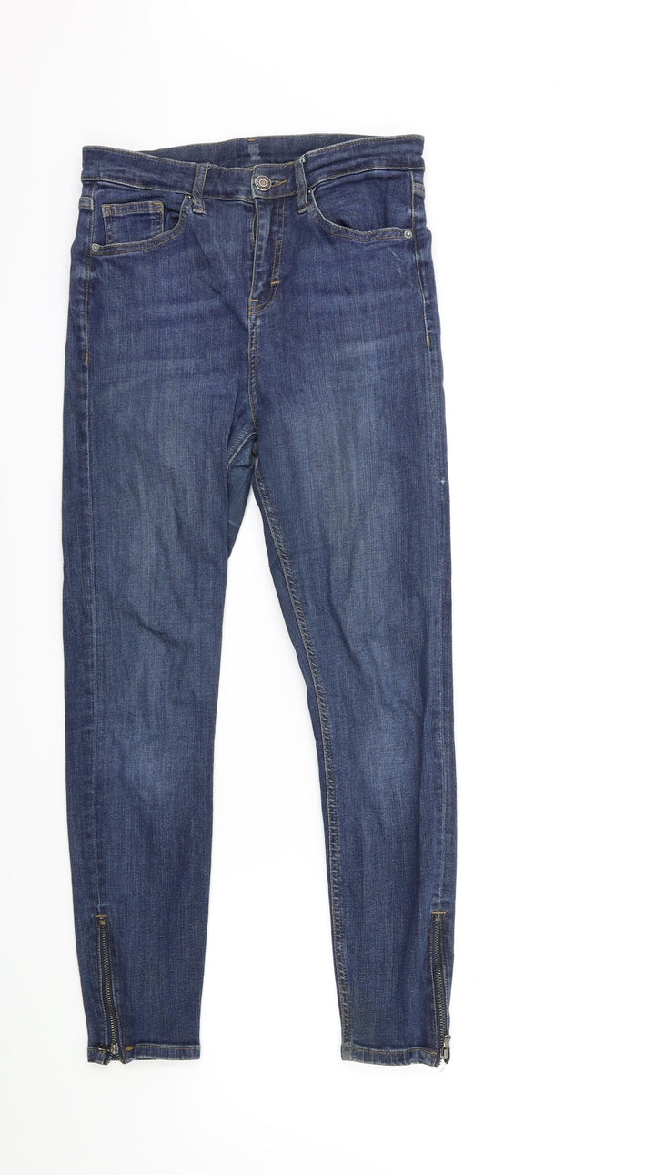 Preworn Womens Blue Denim Skinny Jeans Size 26 in L25 in