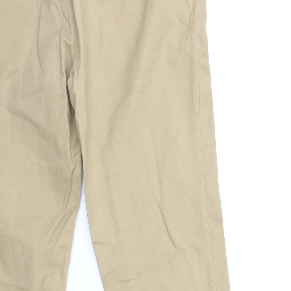 Zara Womens Beige   Trousers  Size 10 L27 in