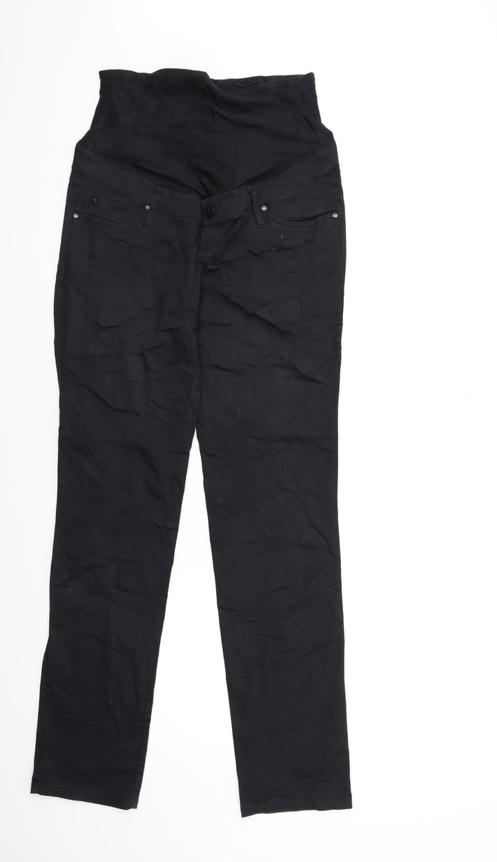 H&M Womens Black Denim Skinny Jeans Size 10 L21 in