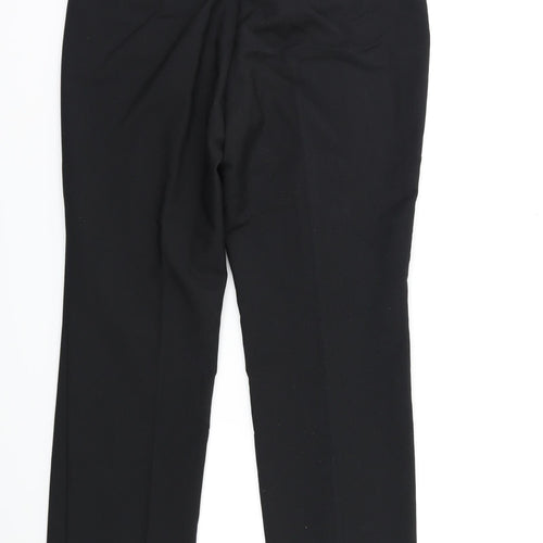 NEXT Womens Black   Trousers  Size 12 L25 in