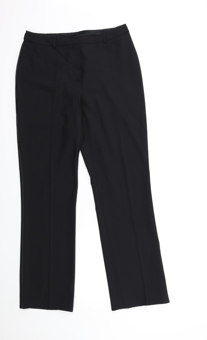 NXT Womens Black Trousers Size 12 L30 in