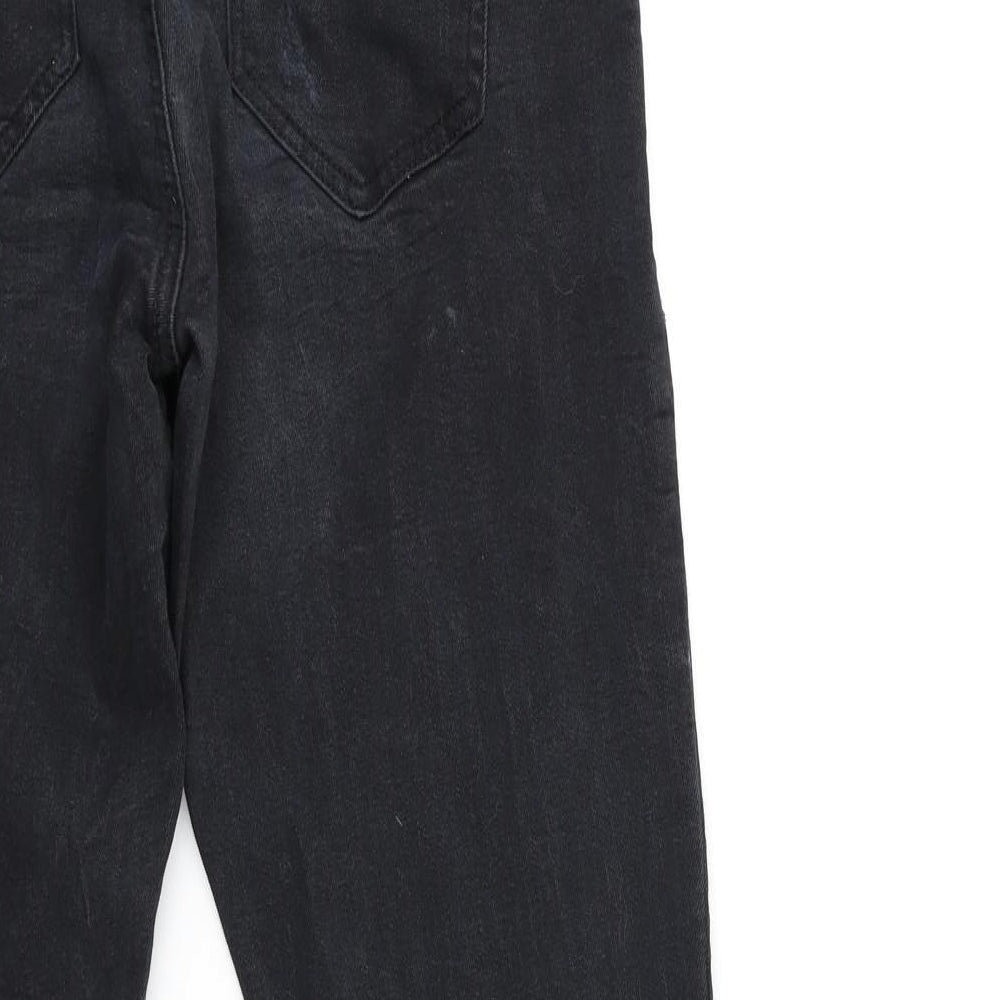 Denim & Co. Womens Black  Denim Skinny Jeans Size 12 L26 in