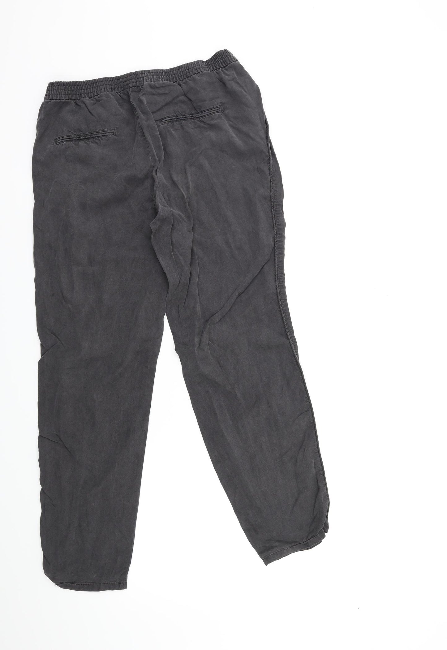 Mango Womens Black   Cargo Trousers Size M L28 in