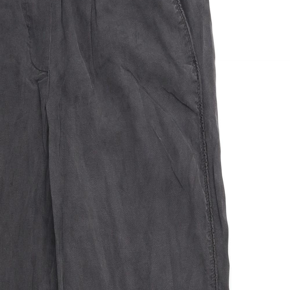 Mango Womens Black   Cargo Trousers Size M L28 in