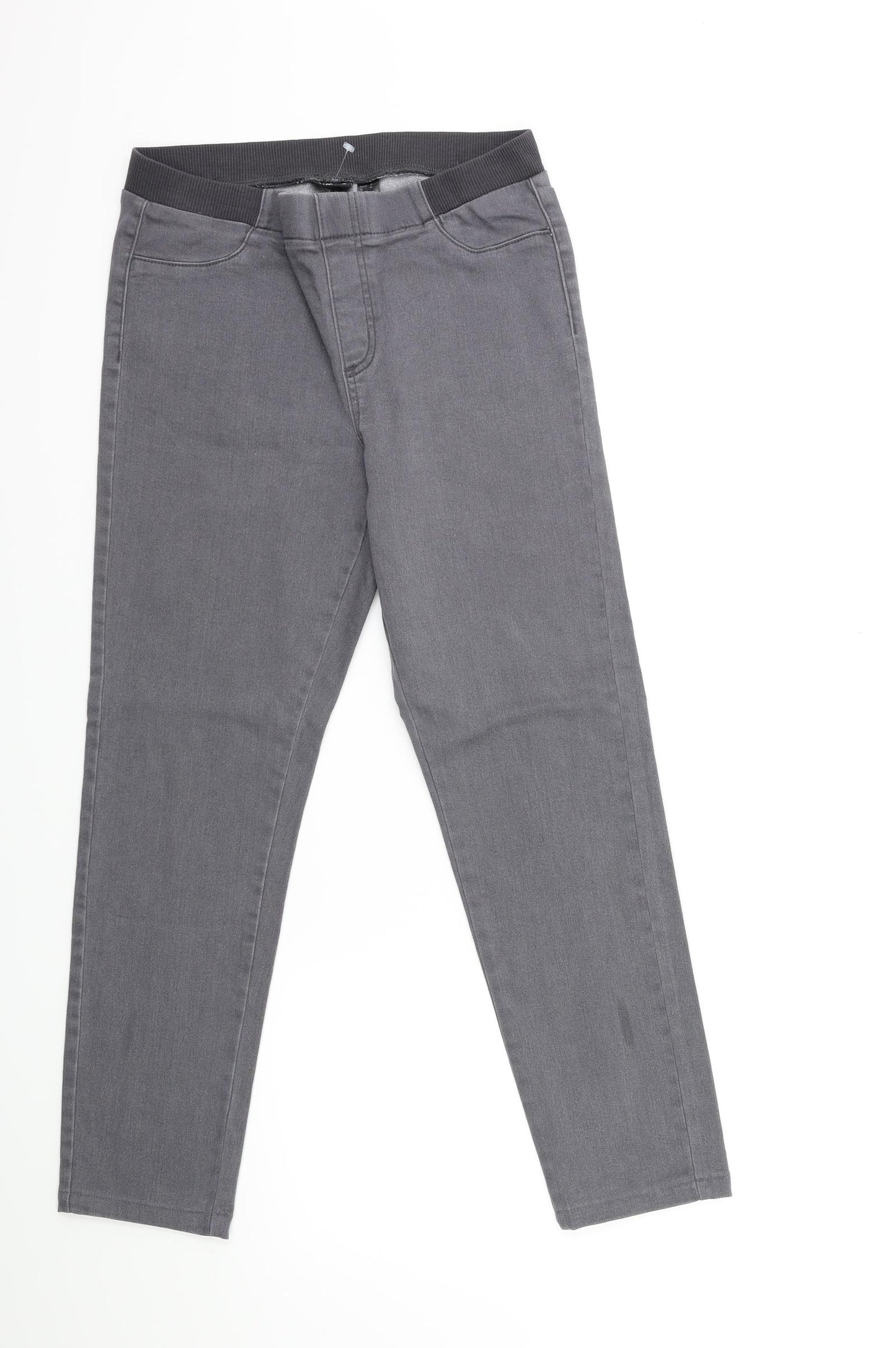 ESMARA Womens Grey  Denim Jegging Jeans Size 10 L27 in