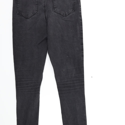 Denim & Co. Womens Black  Denim Skinny Jeans Size 10 L28 in