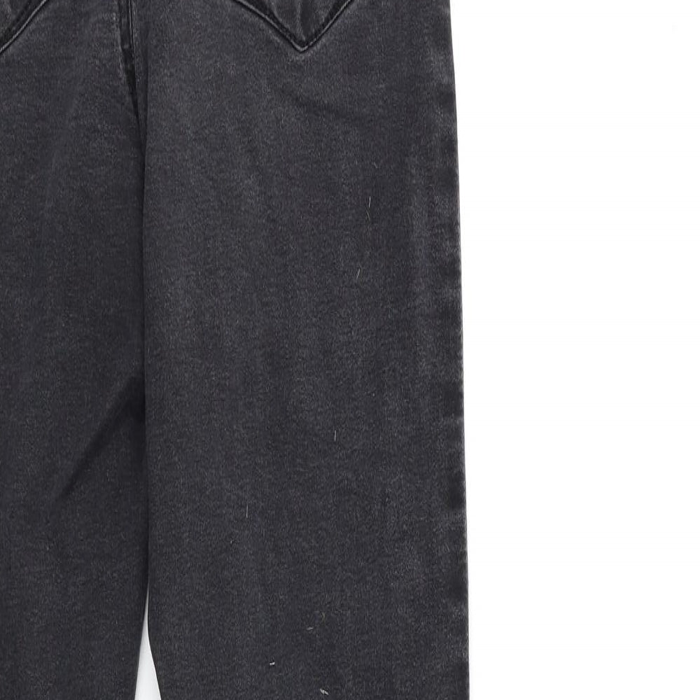 Denim & Co. Womens Black  Denim Skinny Jeans Size 10 L28 in