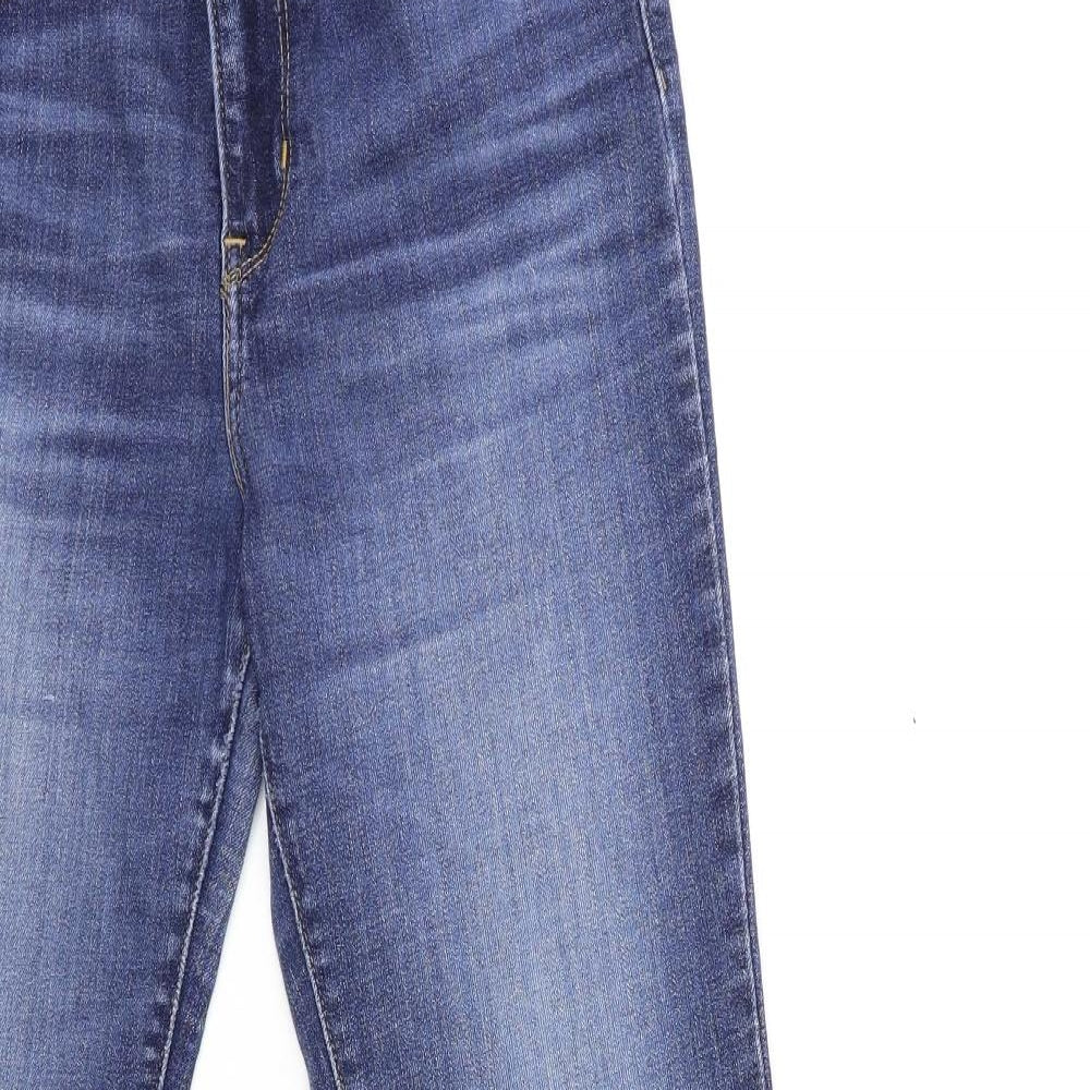 Levi's Womens Blue  Denim Straight Jeans Size 29 in L29 in