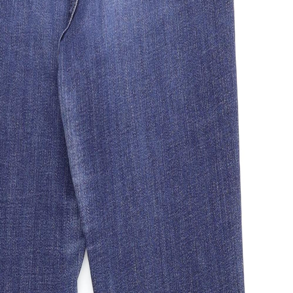 Levi's Womens Blue  Denim Straight Jeans Size 29 in L29 in