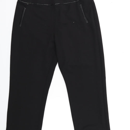 F&F Womens Black   Trousers  Size 18 L25 in