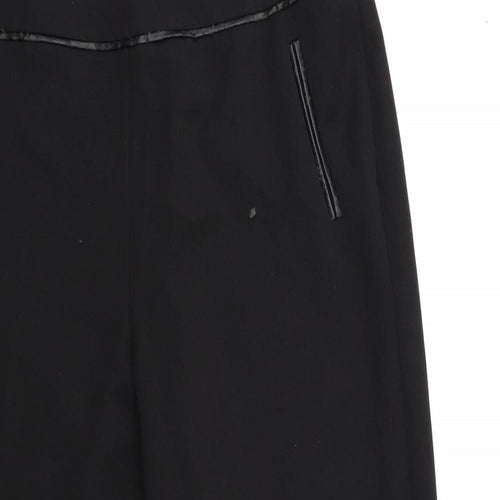 F&F Womens Black   Trousers  Size 18 L25 in