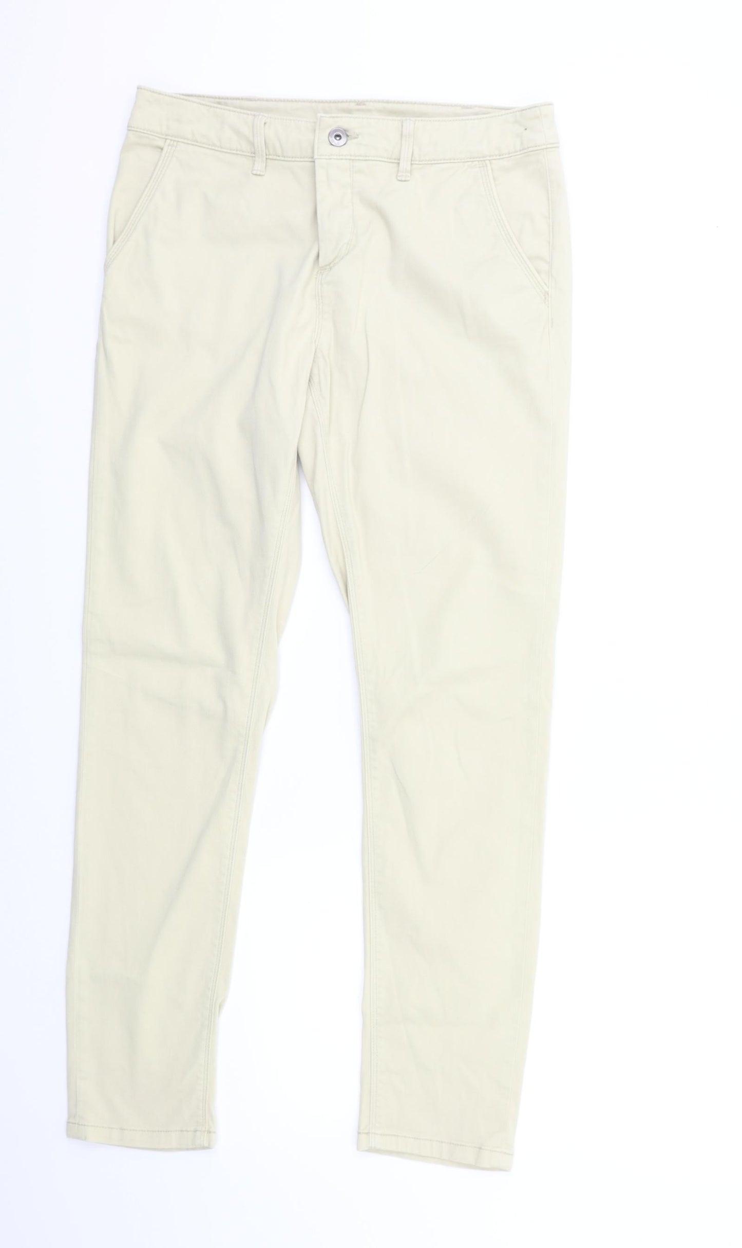 TU Womens Beige   Trousers  Size 12 L29 in