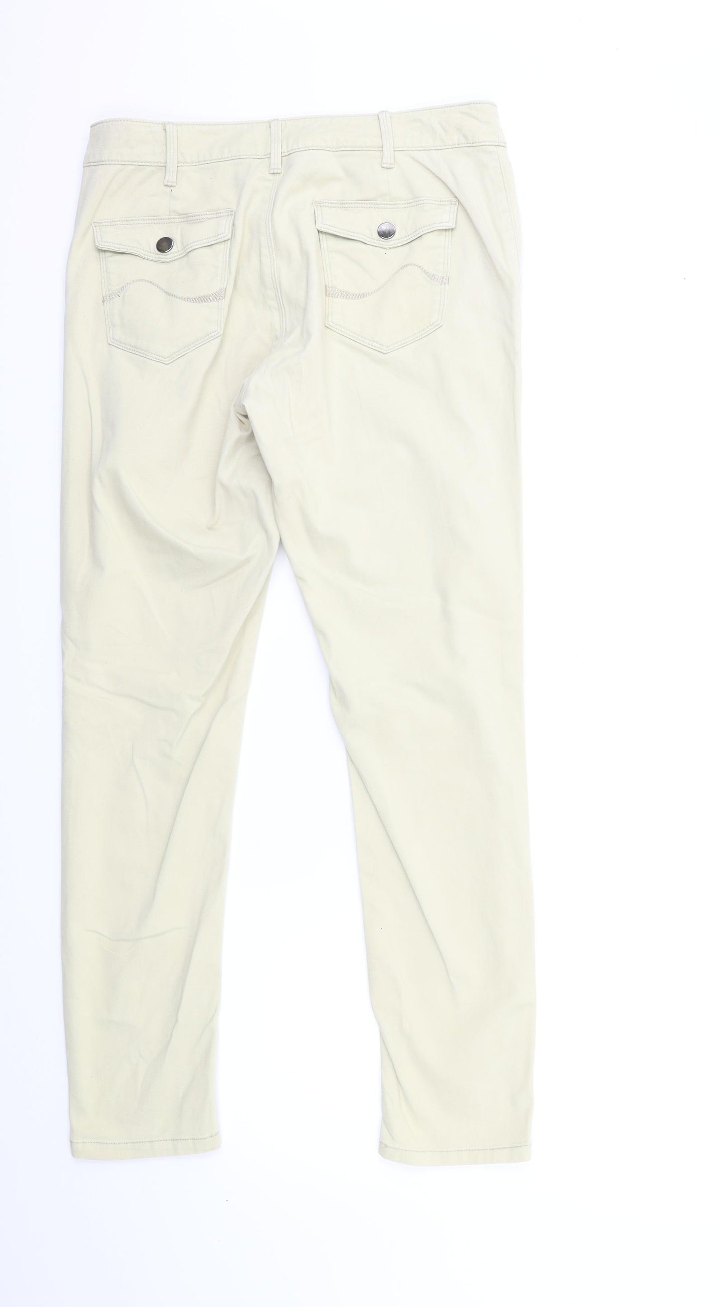TU Womens Beige   Trousers  Size 12 L29 in