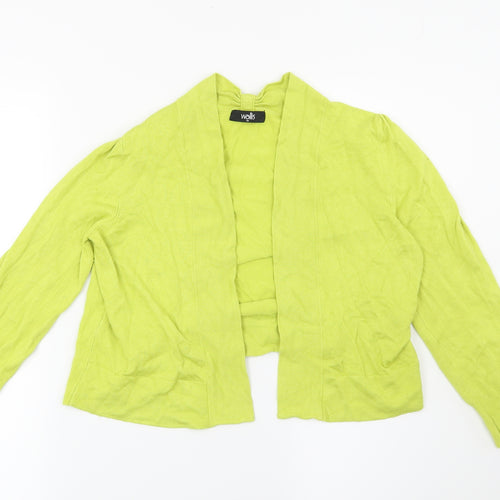 Wallis Womens Green   Cardigan Jumper Size M