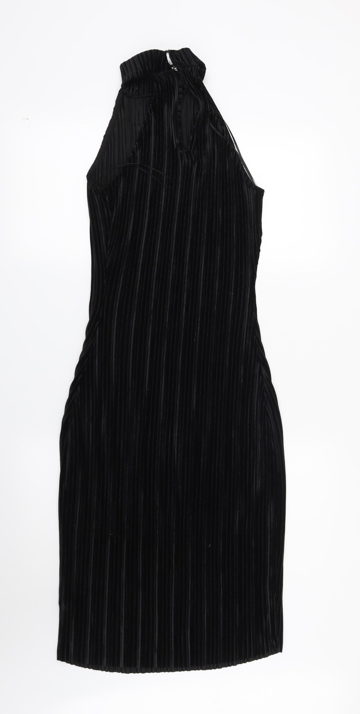 River Island Womens Black Striped  Bodycon  Size 8