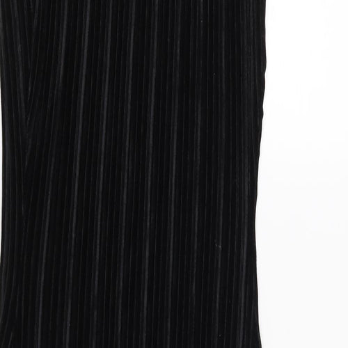 River Island Womens Black Striped  Bodycon  Size 8