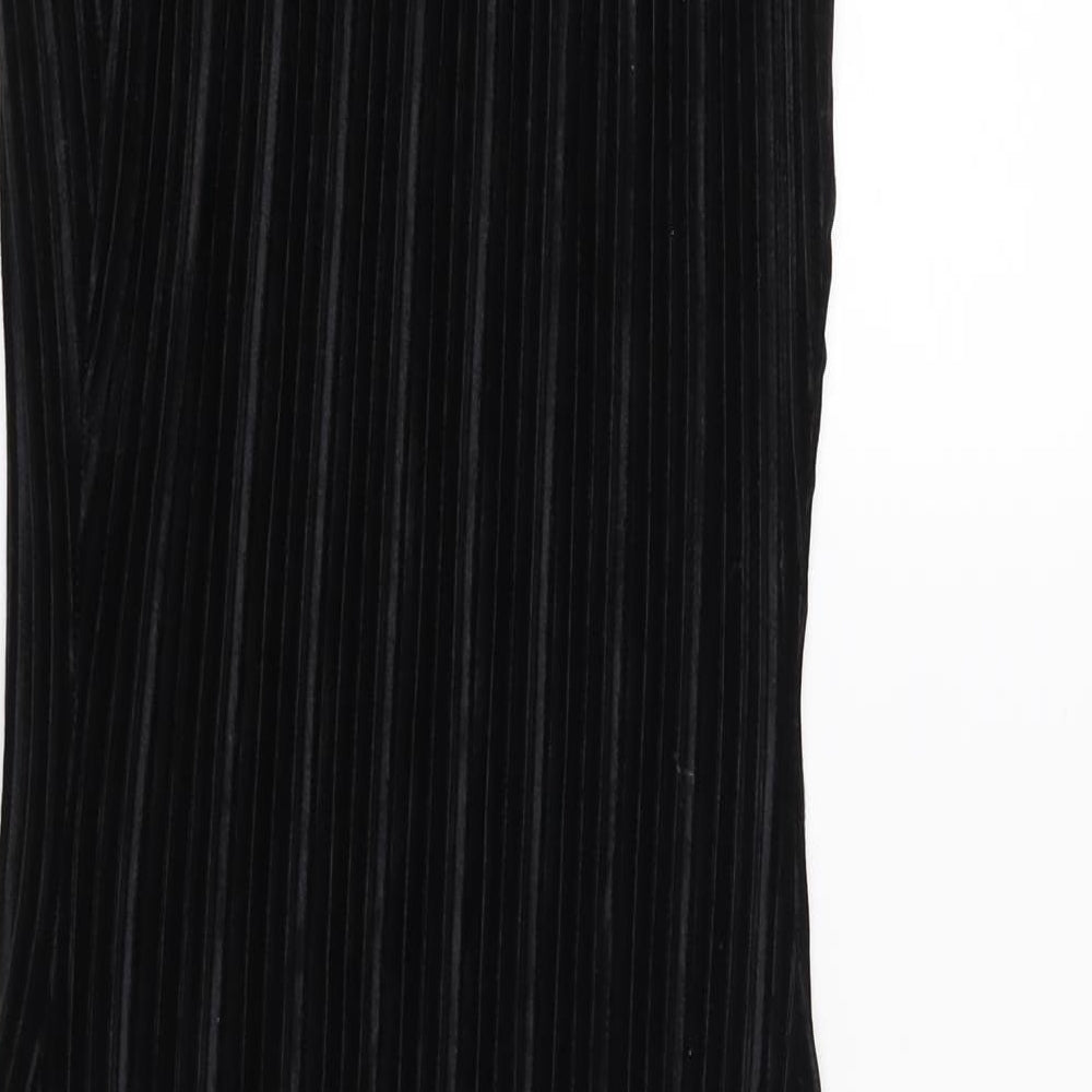 River Island Womens Black Striped  Bodycon  Size 8