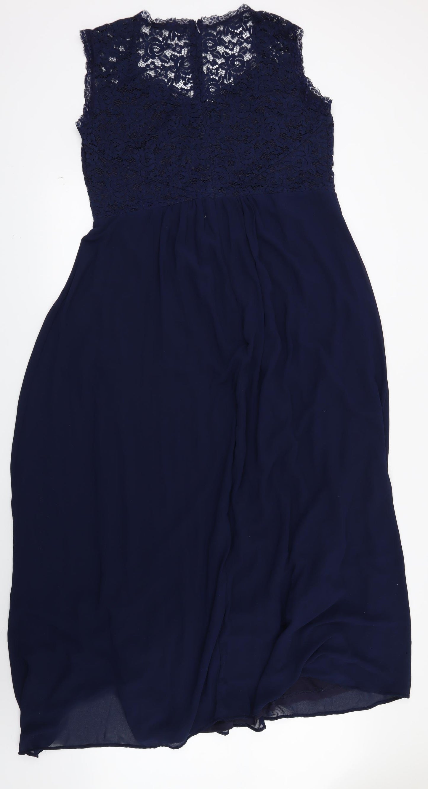 Preworn Womens Blue Floral  Maxi  Size 3XL