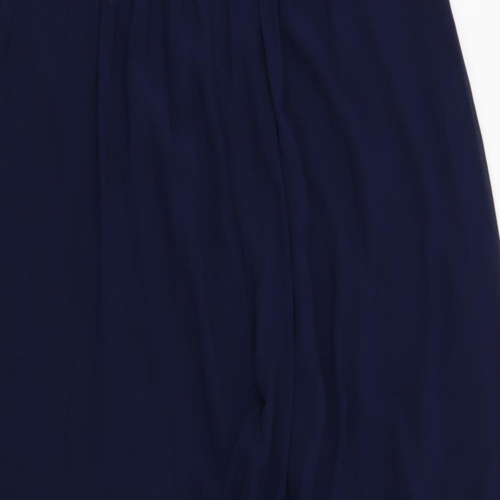 Preworn Womens Blue Floral  Maxi  Size 3XL