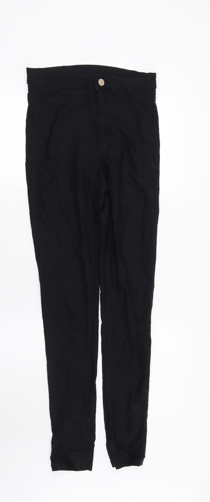 H&M Womens Black   Trousers  Size 10 L29 in