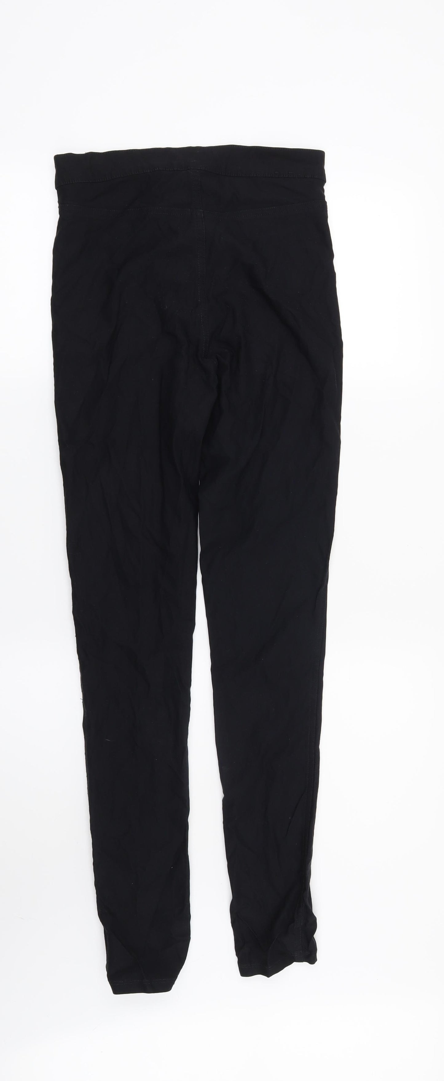 H&M Womens Black   Trousers  Size 10 L29 in