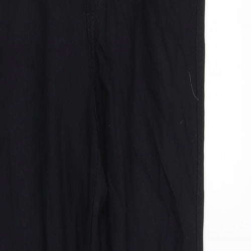 H&M Womens Black   Trousers  Size 10 L29 in