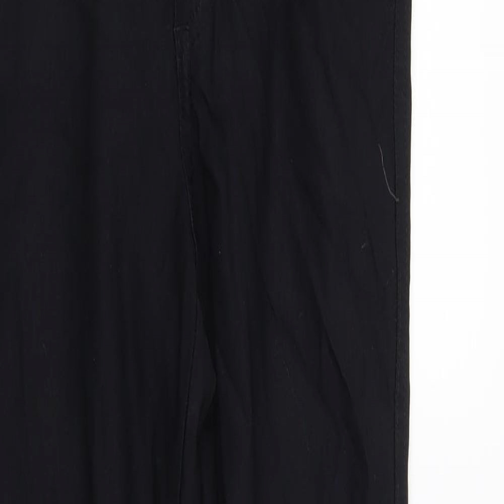 H&M Womens Black   Trousers  Size 10 L29 in