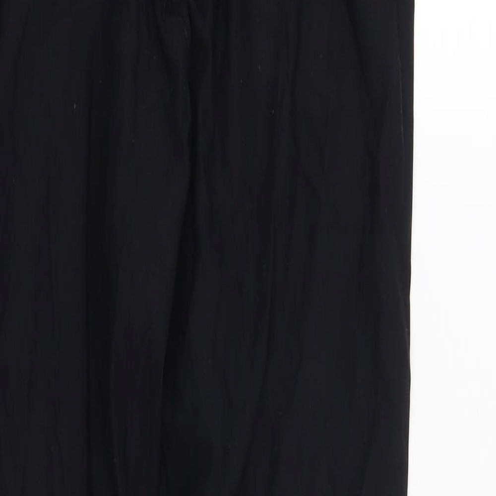 H&M Womens Black   Trousers  Size 10 L29 in