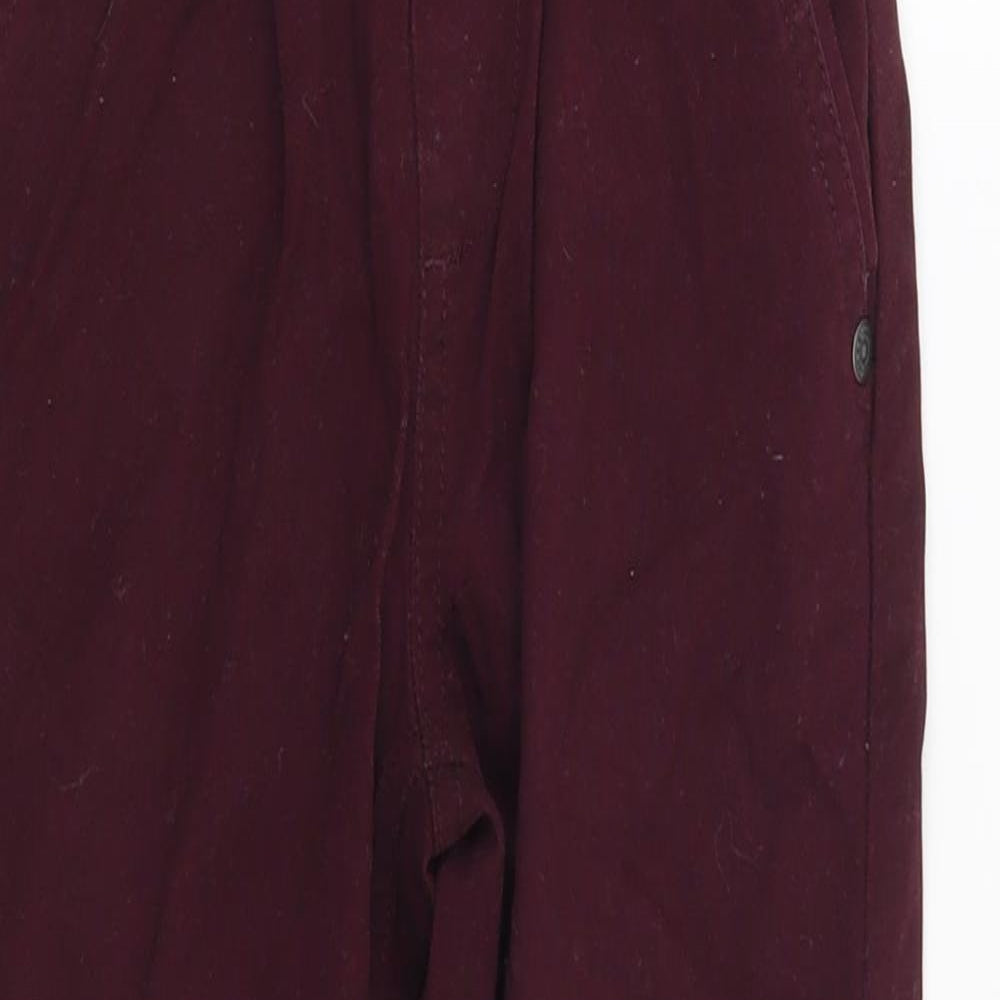 Matalan Boys Red   Chino Trousers Size 6 Years