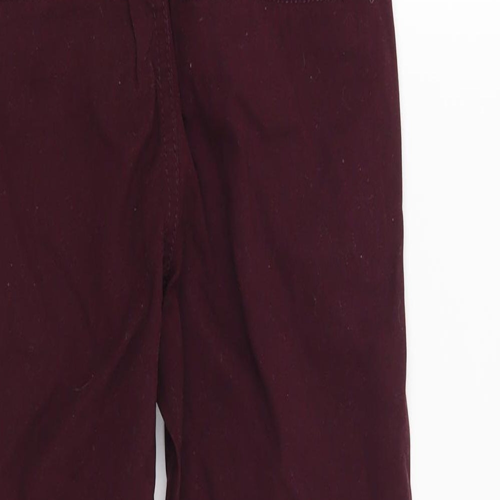 Matalan Boys Red   Chino Trousers Size 6 Years
