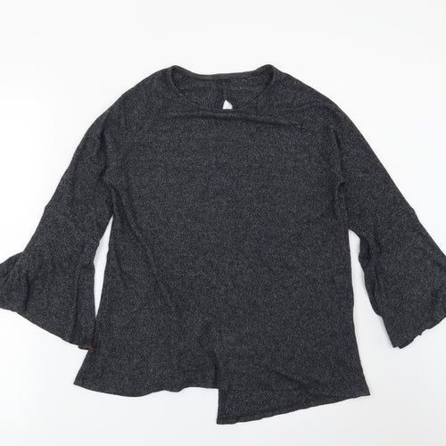 Preworn Womens Grey   Basic Blouse Size M