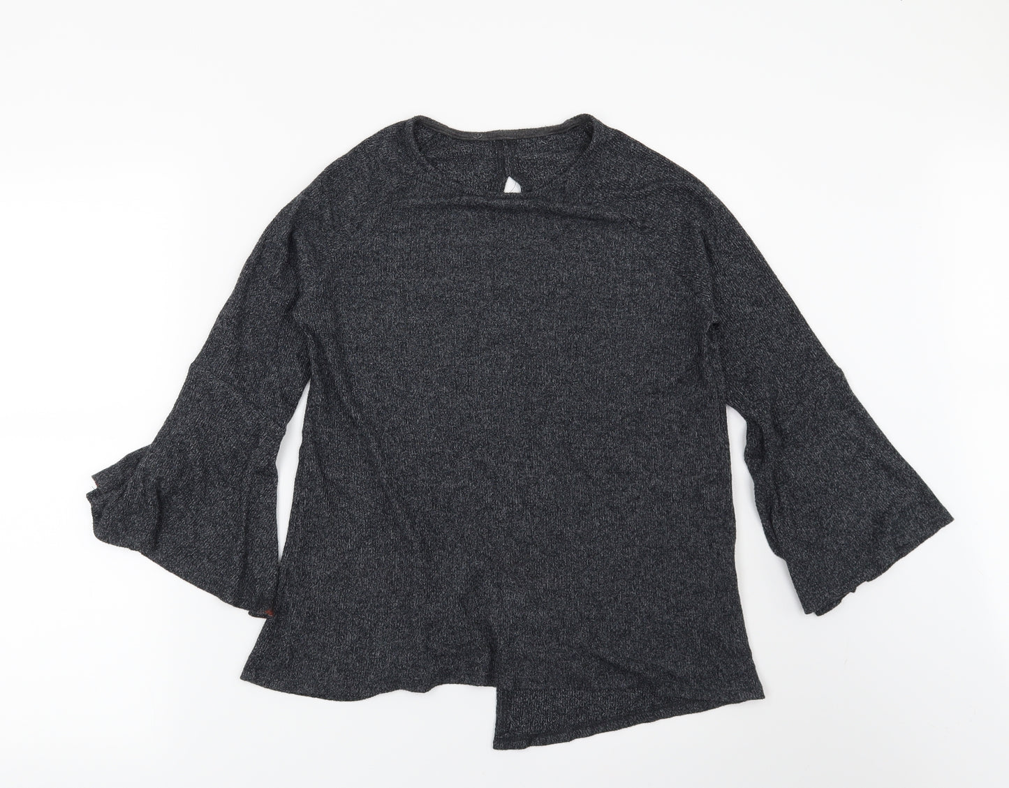 Preworn Womens Grey   Basic Blouse Size M