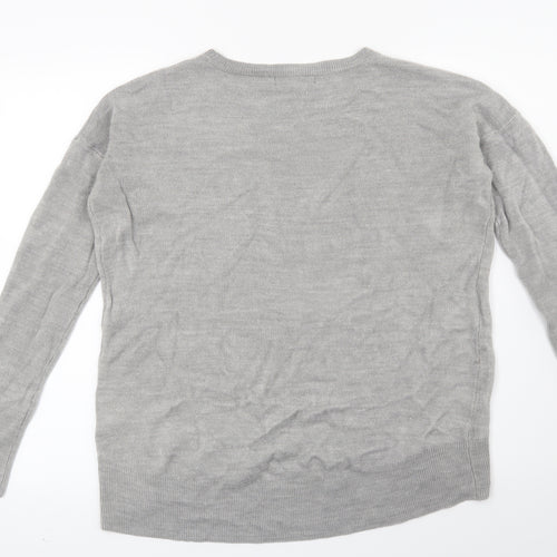 Primark Womens Grey   Pullover Jumper Size 10