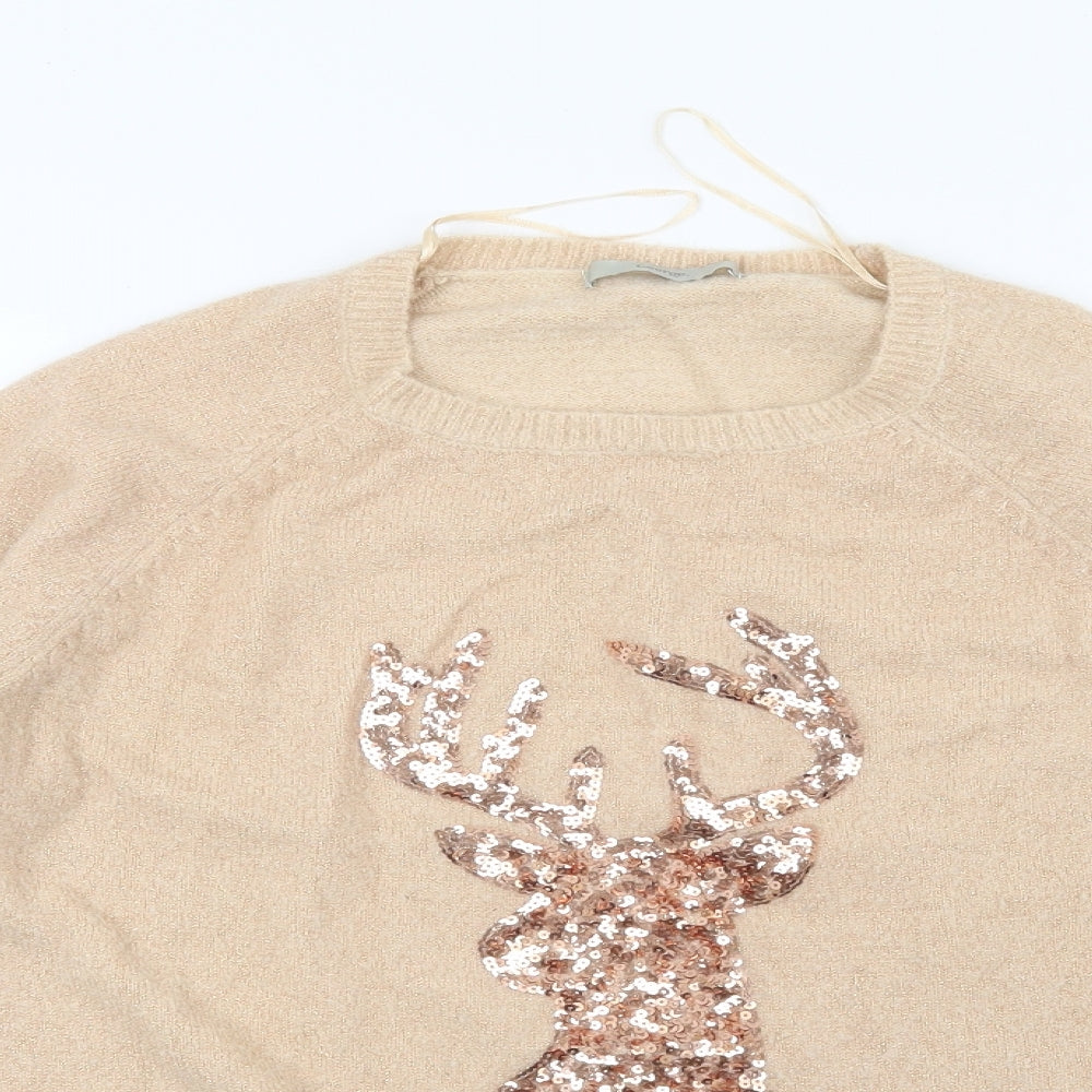 George Womens Beige   Pullover Jumper Size 12