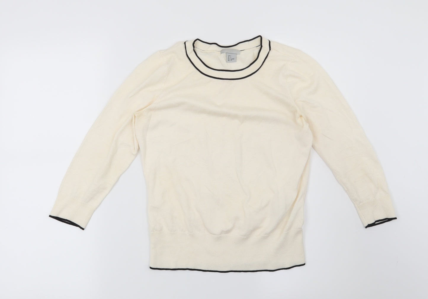 H&M Womens Beige   Pullover Jumper Size S