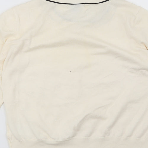 H&M Womens Beige   Pullover Jumper Size S