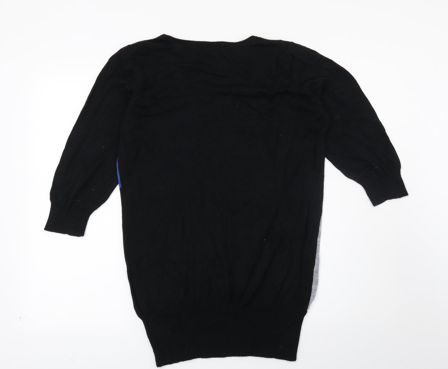F&F Womens Black Geometric  Pullover Jumper Size 14