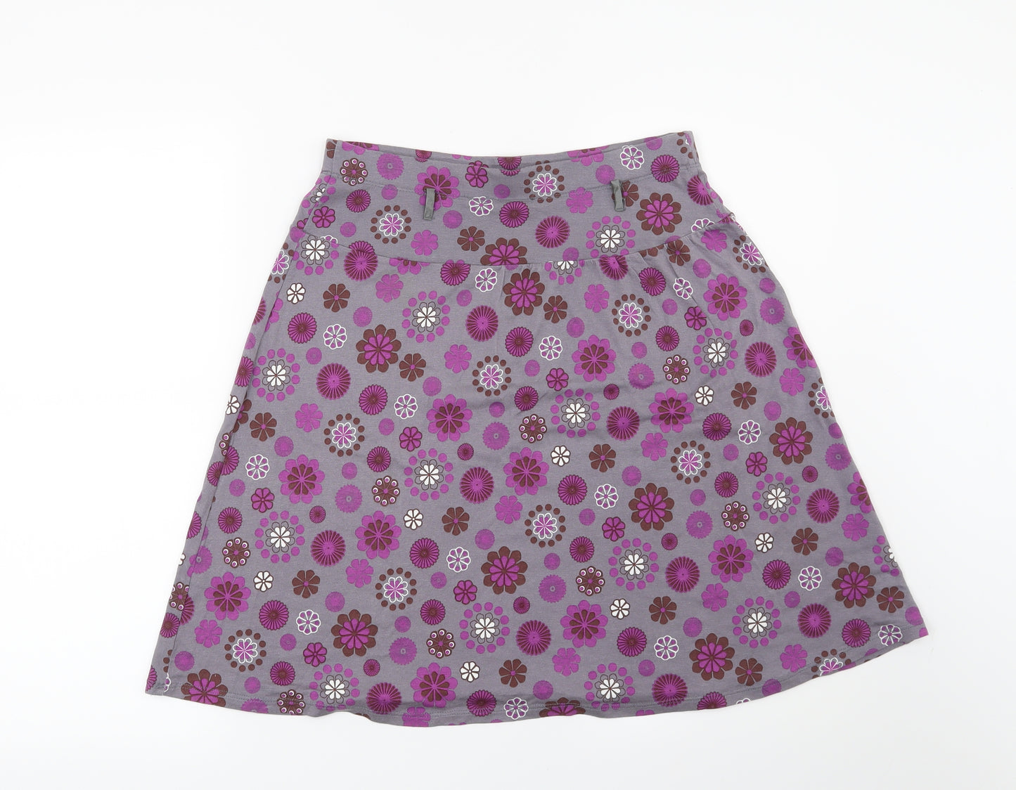 La Redoute Womens Grey Floral  A-Line Skirt