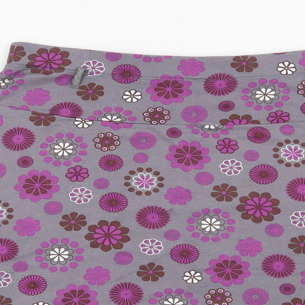 La Redoute Womens Grey Floral  A-Line Skirt