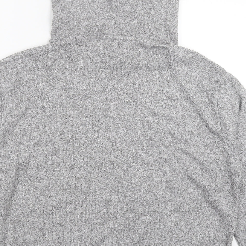 Zara Womens Grey   Pullover Hoodie Size S