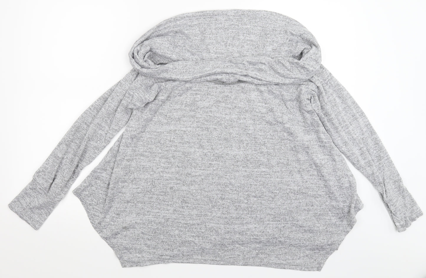 Gibson Womens Grey  Knit Pullover Jumper Size M